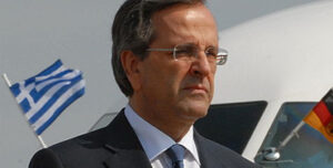 Antonis Samarás, líder de Nueva Democracia