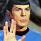 Leonard Nimoy en su papel del capitán Spock