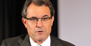 Artur Mas, presidente de la Generalitat de Cataluña