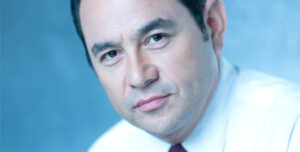 Jimmy Morales, candidato del Frente Convergencia Nacional a la Presidencia de Guatemala