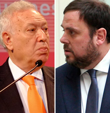García-Margallo y Oriol Junqueras