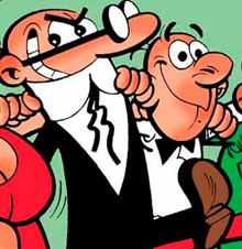 Personajes Mortadelo y Filemón