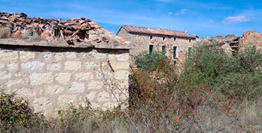 Pueblo abandonado en Burgos