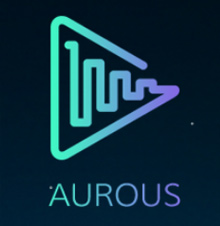 Logotipo de Aurous, plataforma de música streaming
