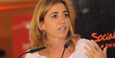 Carme Chacón, secretaria de Relaciones Internacionales del PSOE