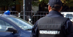 Miembro de la Gendarmería francesa