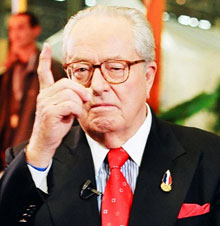 Jean-Marie Le Pen, fundador del Frente Nacional