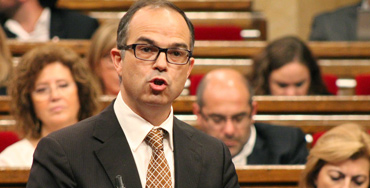 Jordi Turull, portavoz de Junts pel Sí en el Parlament de Cataluña