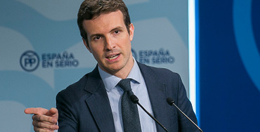 Pablo Casado, vicesecretario de comunicación del PP