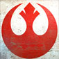 Logo de los rebeldes de Star Wars