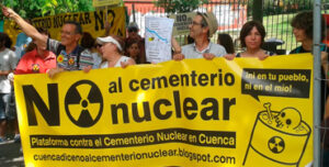 Manifestación contra el cementerio nuclear