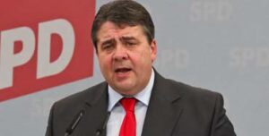 Sigmar Gabriel, vicecanciller alemán y líder socialdemócrata