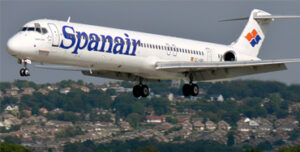 Avión de Spanair