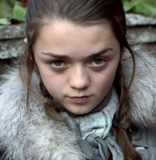 Arya Stark en una escena de Juego de Tronos