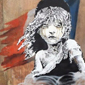 Obra de Banksy denunciando el uso de gas contra los refugiados de Calais