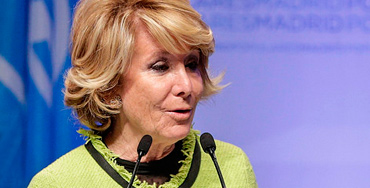 Esperanza Aguirre, presidenta del PP de Madrid