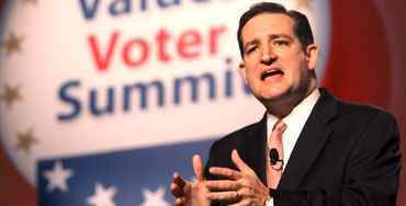 Ted Cruz, candidato republicano y senador por Texas
