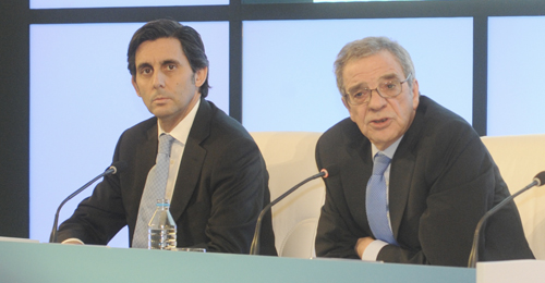 José María Álvarez-Pallete junto a César Alierta