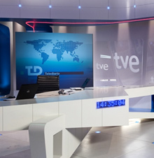 Plató de Informativos de TVE