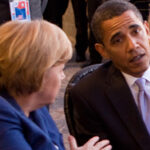 Barack Obama y Angela Merkel