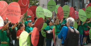 Manifestación de la PAH