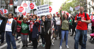 Manifestación de la PAH