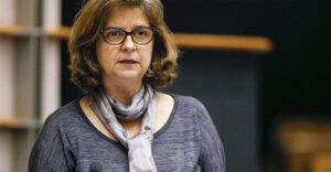 Paloma López, eurodiputada de Izquierda Unida