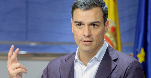 Pedro Sánchez, secretario general del PSOE