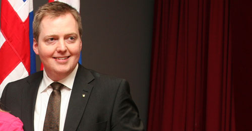 Sigmundur David Gunnlaugsson, primer ministro islandés
