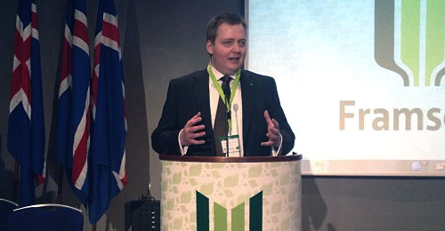 Sigmundur David Gunnlaugsson, primer ministro de Islandia