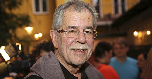 Alexander Van der Bellen, ganador de las elecciones en Austria