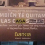 Acción de la PAH contra Bankia