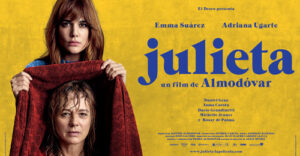Cartel de la última película de Pedro Almodóvar, Julieta