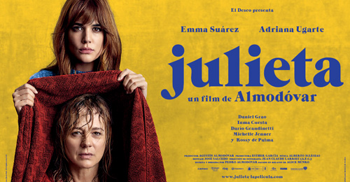 Cartel de la última película de Pedro Almodóvar, Julieta