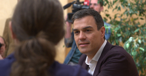 Pedro Sánchez, secretario general del PSOE