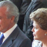 Michel Temer junto a Dilma Rousseff