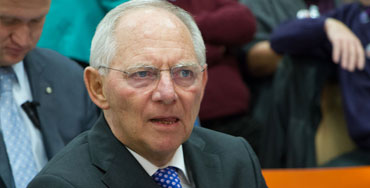 Wolfgang Schaüble, ministro de Finanzas de Alemania