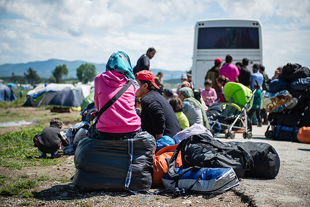 Desalojo campamento refugiados Idomeni