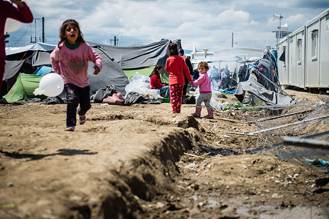 Desalojo campamento refugiados Idomeni
