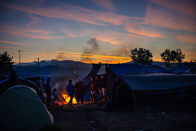Desalojo campamento refugiados Idomeni