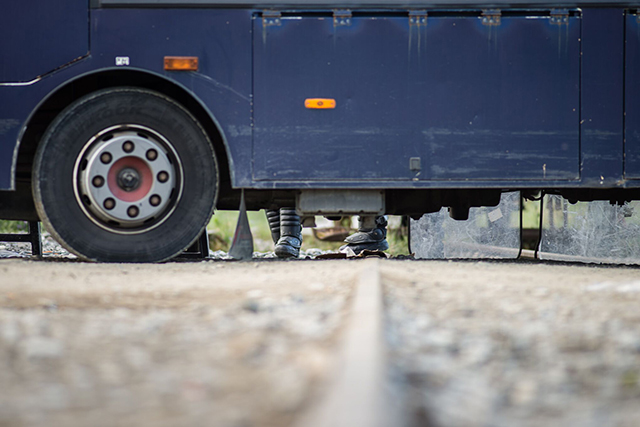 Desalojo campamento refugiados Idomeni