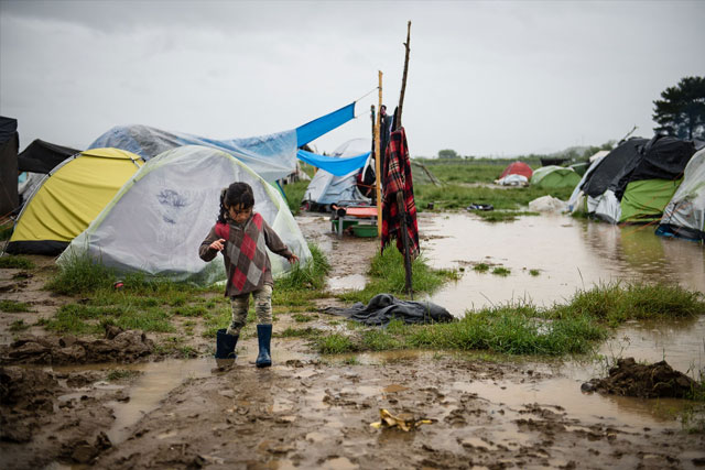 Desalojo campamento refugiados Idomeni