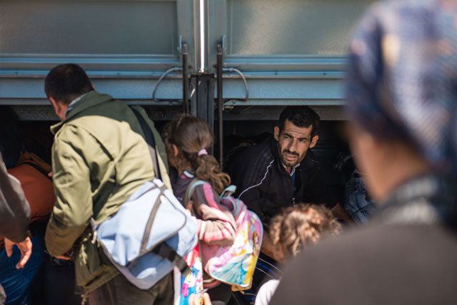 Desalojo campamento refugiados Idomeni