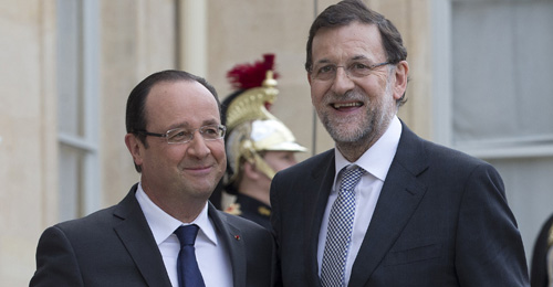 Francois Hollande y Mariano Rajoy