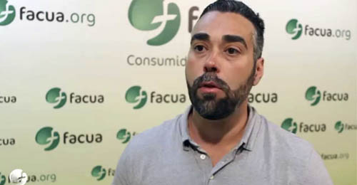 Rubén Sánchez, portavoz de Facua