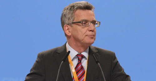 Thomas de Maizière, ministro alemán del Interior
