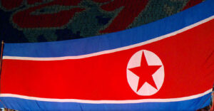 Bandera de Corea del Norte