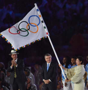 Bandera de los Juegos Olímpicos