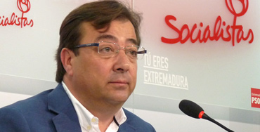 Guillermo Fernández Vara, presidente de la Junta de Extremadura