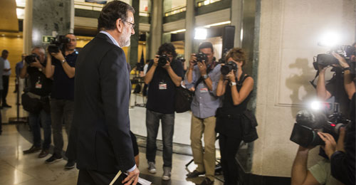 Mariano Rajoy, presidente del Gobierno en funciones